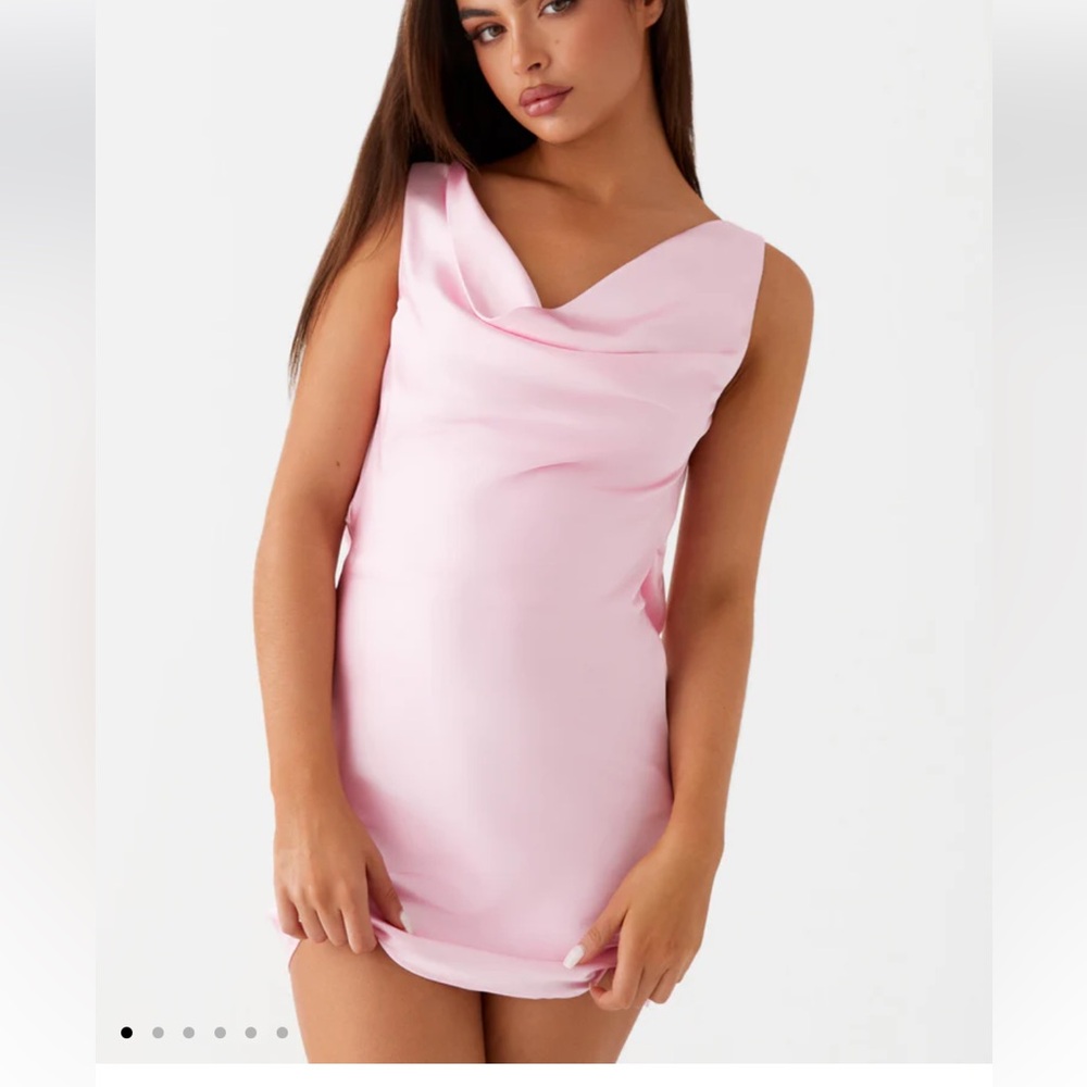 Peppermayo Exclusive Be Mine Satin Mini Dress Small